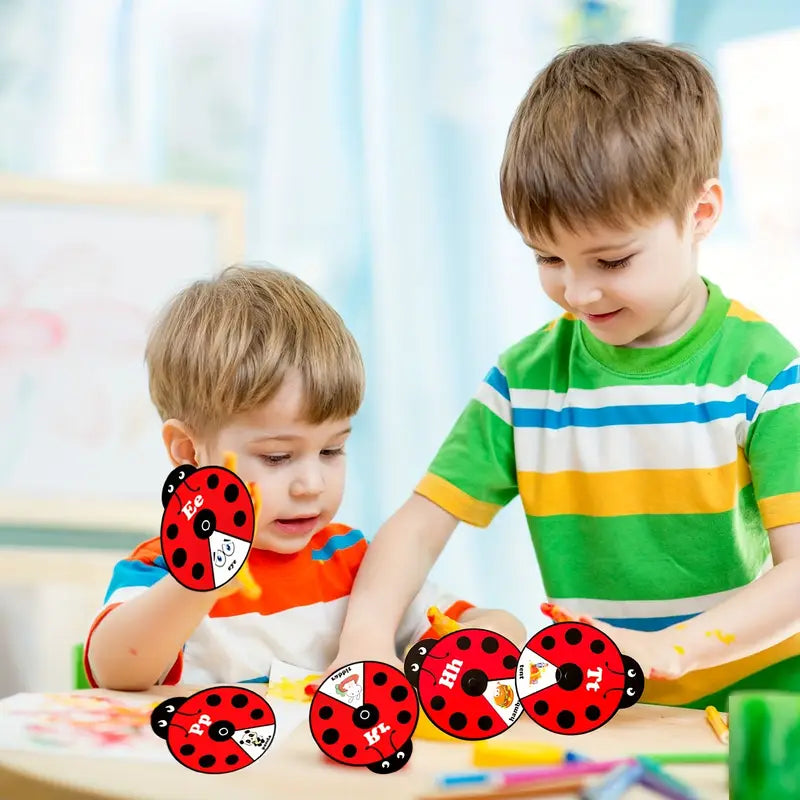 SpinLearn™ – Montessori Rotating Flash Card Learning Toy (Ages 2–5)