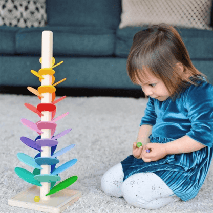 Rainbow Musical Marble Run Tree Tower