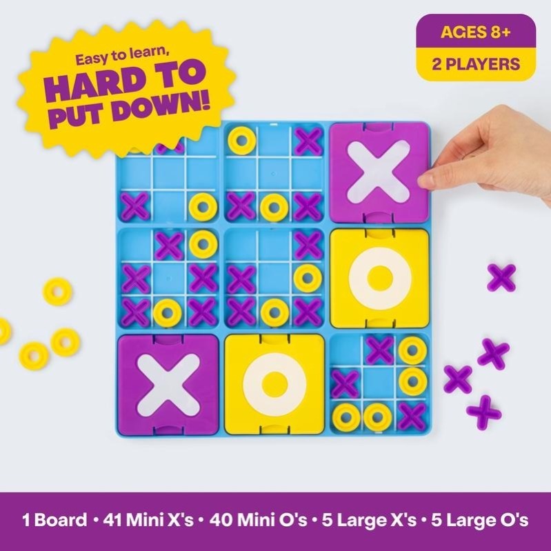 MasterMind™ 9-Board Tic Tac Toe Strategy Game