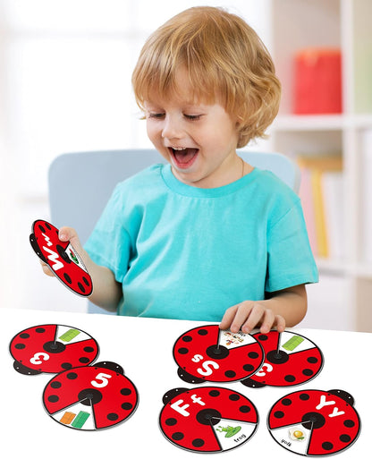 SpinLearn™ – Montessori Rotating Flash Card Learning Toy (Ages 2–5)