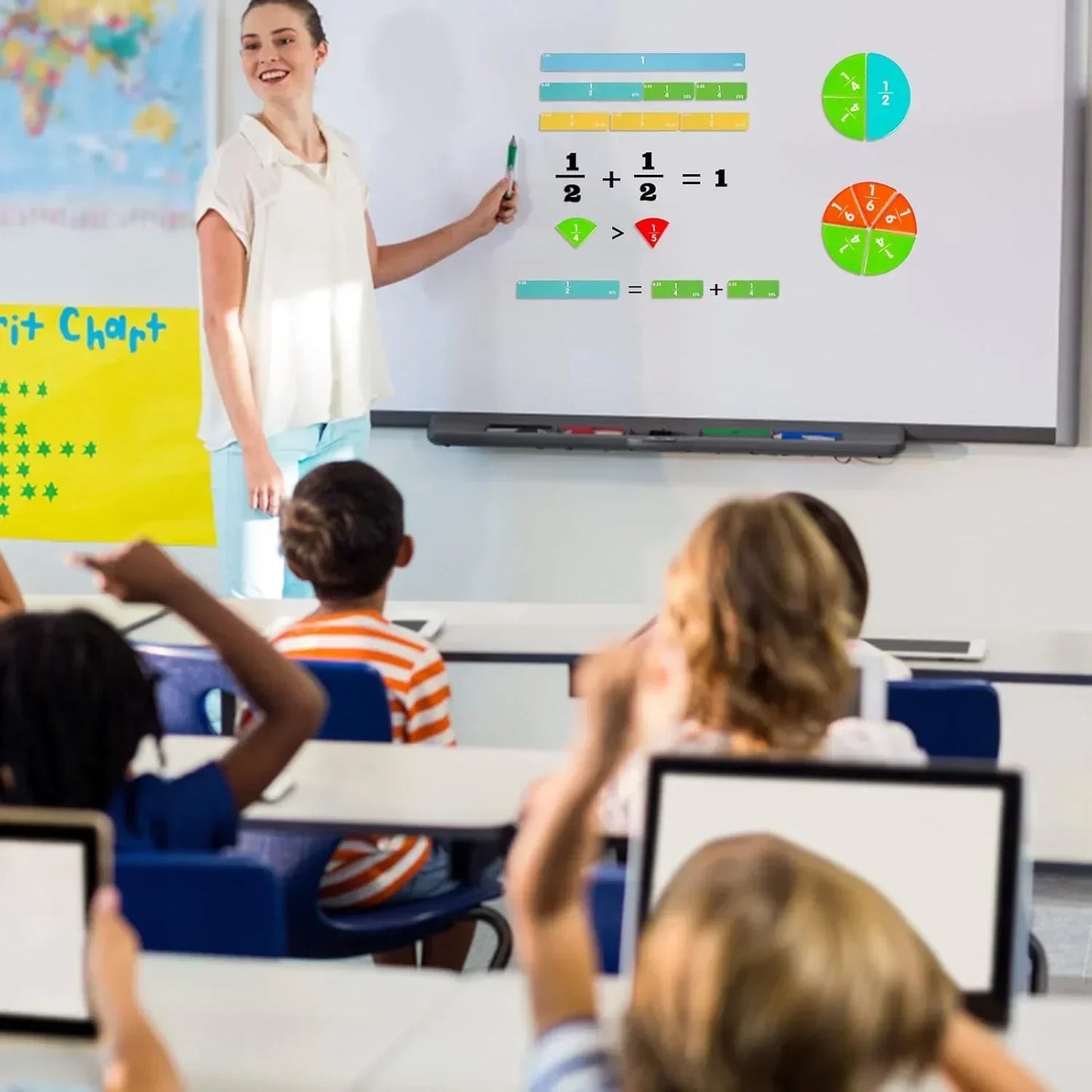Magnetic Fraction Learning Set