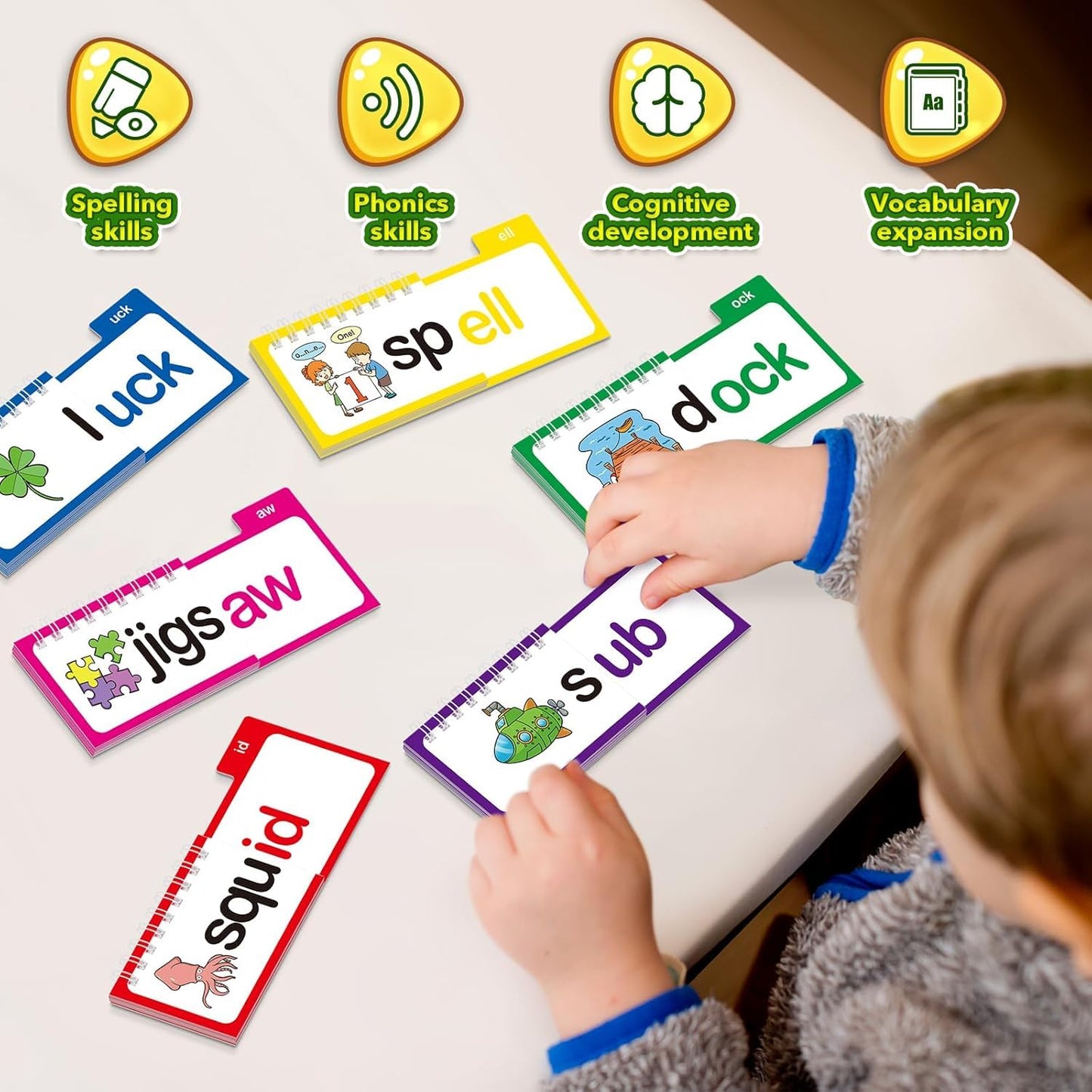 Fun Phonics 30-Flip Books